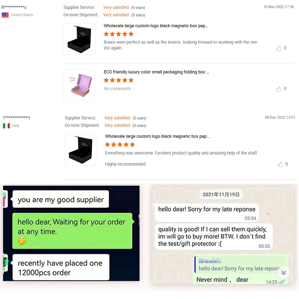 Luxury Custom Black Foldable Magnetic Cardboard Paper Gift Packing Clothing Box With Magnetic Lid