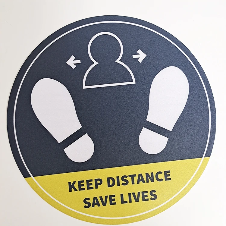 Social Distancing Floor Decals Stickers 10 Pack Safety Sign 11