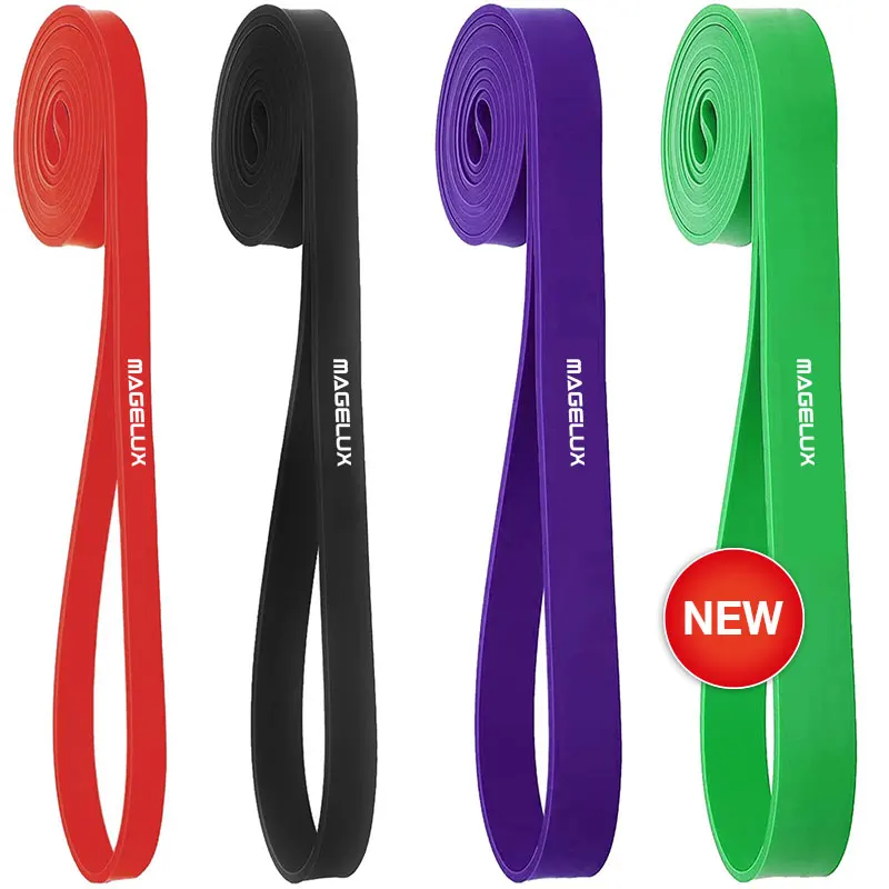 Оптовая продажа, эластичная термоэластичная Регулируемая фитнес-лента из ТПЭ для спортзала, Резиновая лента из латекса с индивидуальным принтом