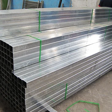 ERW Steel square Tubing Standard Sizes Pre Zinc Coated Galvanized Pipe 4\