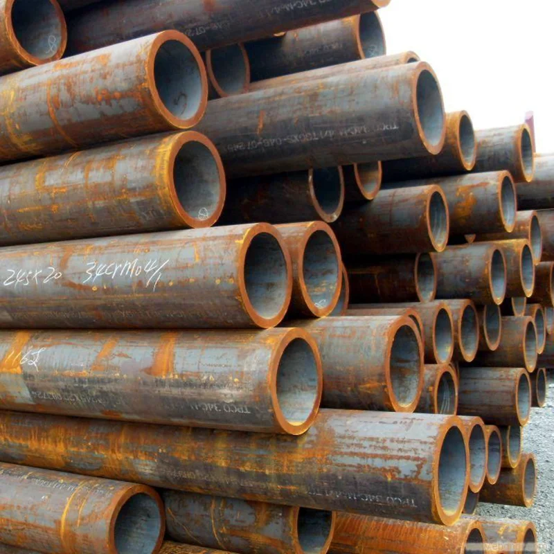 Round  seamless steel pipe tube ASTM A270 A554 pipe inox SS seamless carbon steel tube