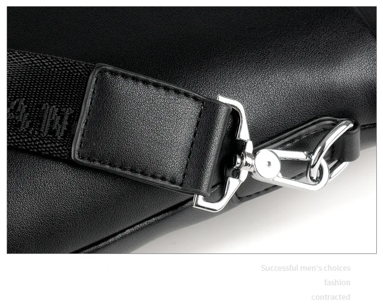 Luxury Genuine Leather Briefcase for Men Laptop Bag Male Business