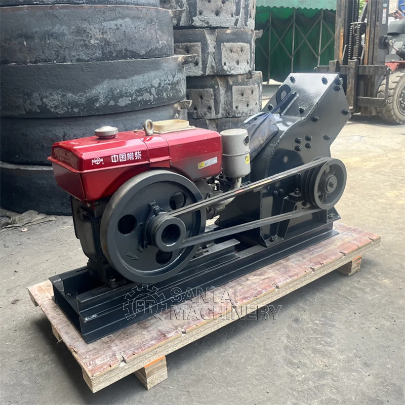 Limestone Granite High Yield Hammer Crusher Stone Construction Waste Sand Making Machine