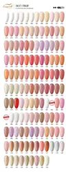 Easywell custom oem private label 15ml nail salon colors soak off led uv gel nail polish
