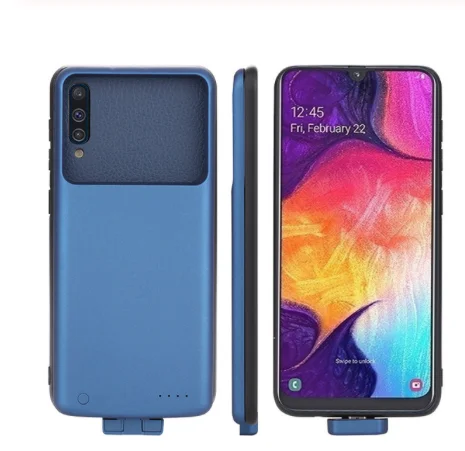 Чехол-аккумулятор для Samsung Galaxy A50 портативный тонкий чехол портативного зарядного устройства 7000