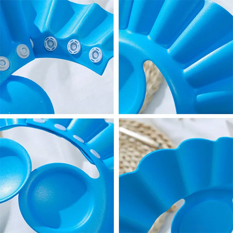 Baby Shower Cap Bathing Cap Soft Adjustable Visor Hat Safe Shampoo Shower Bathing Protection Bath Cap for Toddler, Baby,Kids