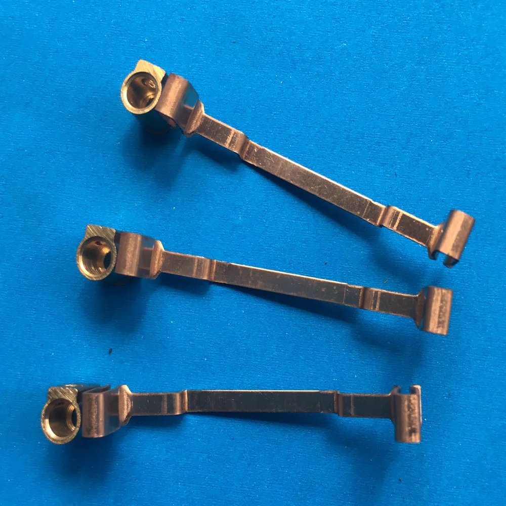 oem 2 holes Electrical Power Socket insert switch terminal contact electrical accessories brass stamping electric contacts