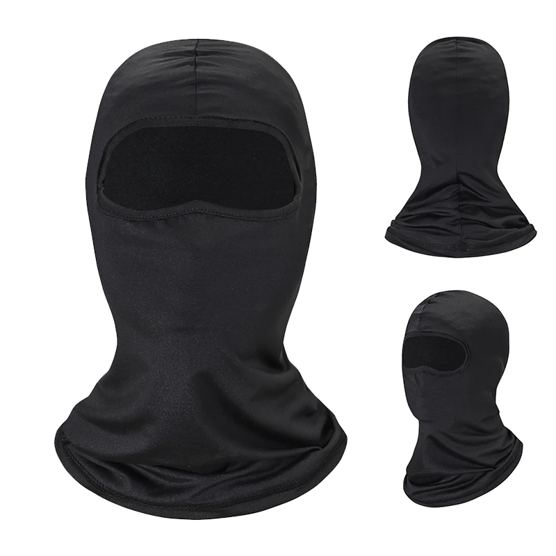 OEM Windproof Motorcycle Hood 1 Hole Sunscreen Ski Maskss Face Ninja Mask Cycling Balaclava Hats