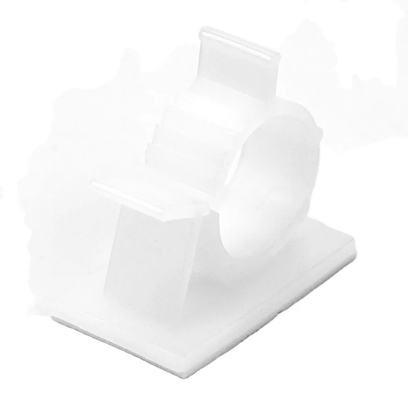 Управление клей пластиковый круглый кабель держатель кабельные зажимы