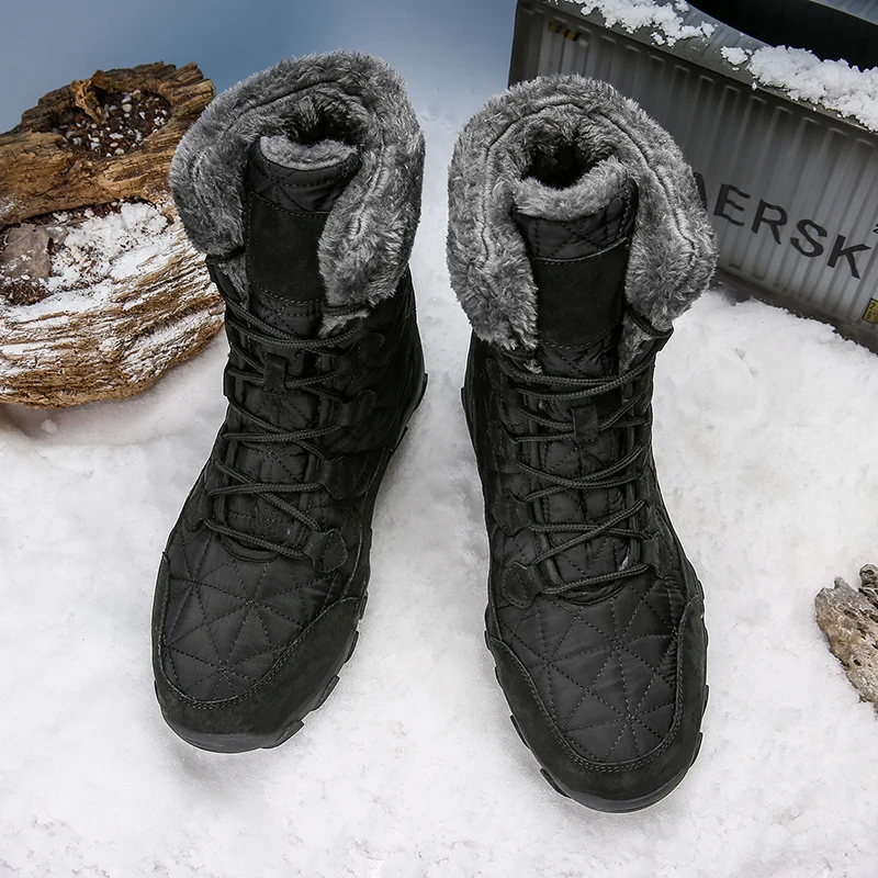 2022 New Arrival Warm Waterproof Durable Outdoor Shoes Fashionable Winter Snow Men Boots
