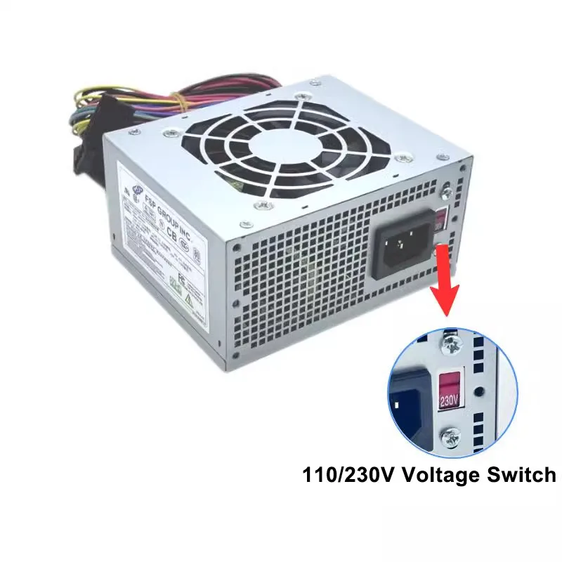 Zumax 250W 300W 350W 450W Silent Mini Atx Power Source iTX / Flex  PSU Computer Power Supply FSP180-55SFX