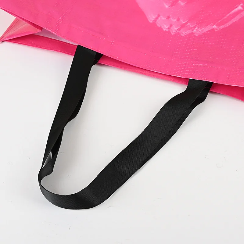 Supermarket Shopping Reusable Plastic Recycled woven polypropylene bags With Double Handles pp woven tote bag