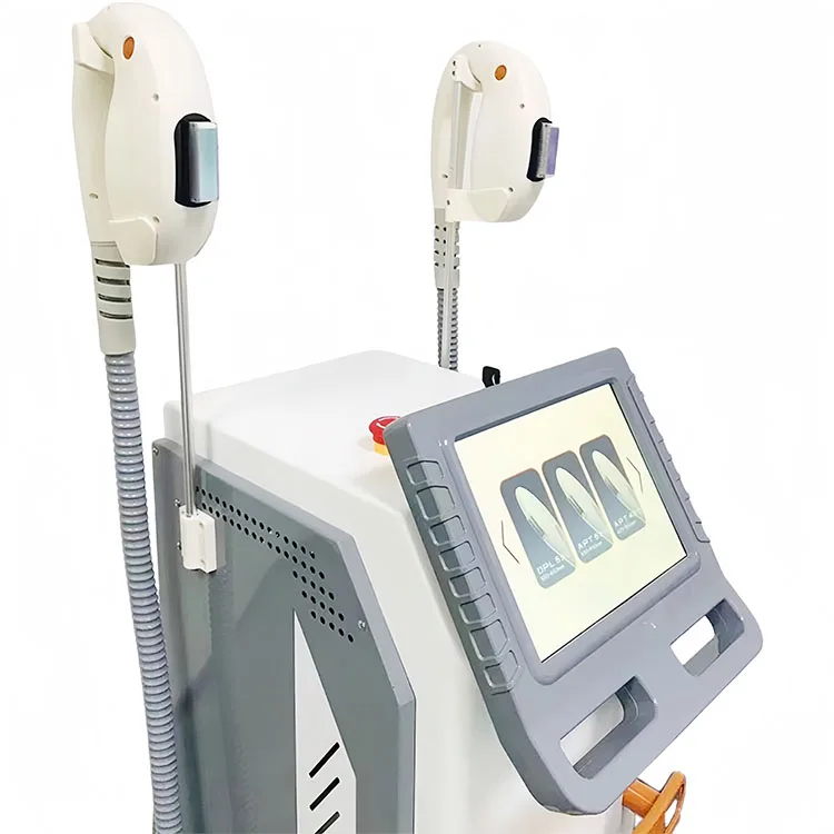 Dual dpl korea ipl lamps hair removal applications pulsed light epilato beauty therapy machine