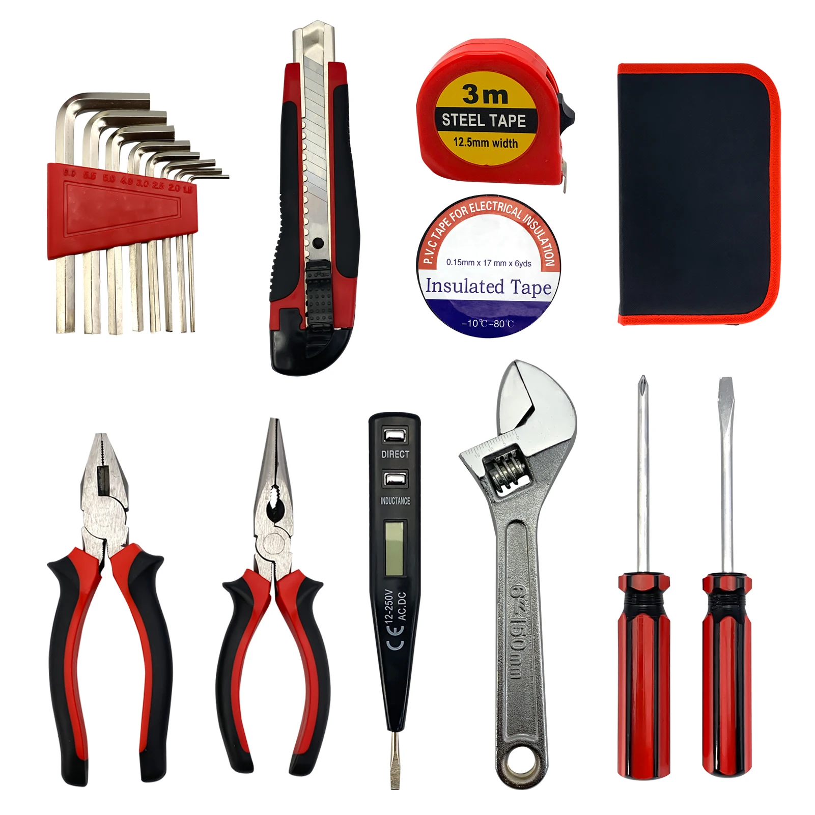 Hot Selling 18pcs Household Repair Tool Set Maintenance Tool Kit