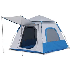 Automatic Outdoor Sport Family 3-4 Person House Fast Popup Instant Camp Tent