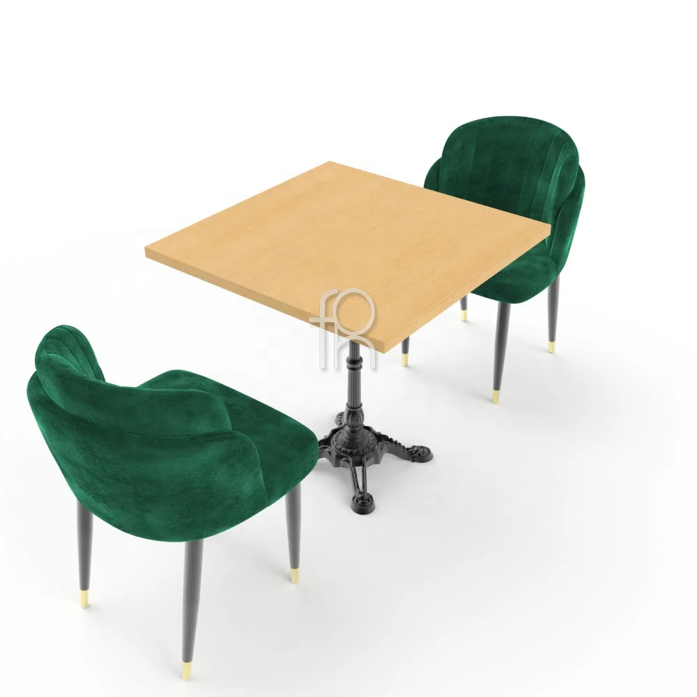 Factory wholesale cafe dining tables and chairs hotel restaurant furniture