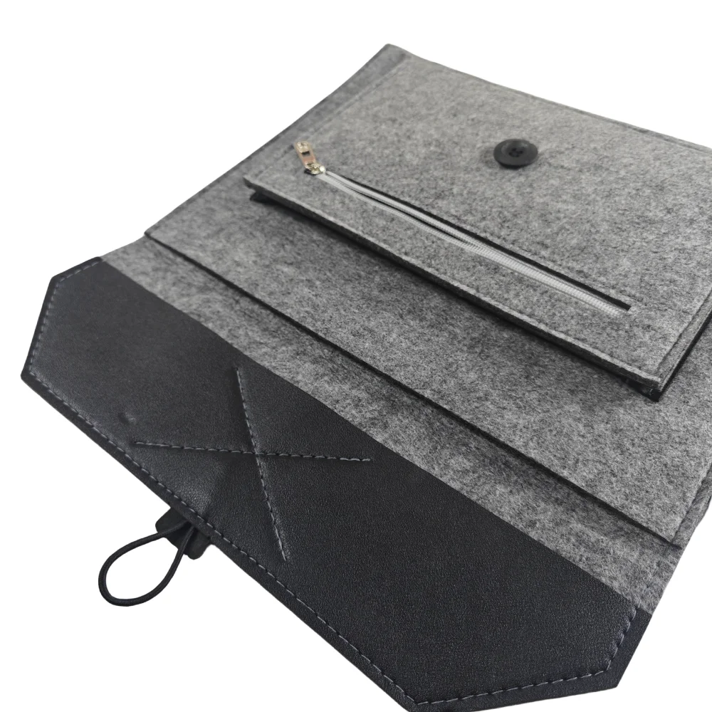 Hot Sale Customized Inner Felt Laptop Bag Ultra-thin Laptop Protective Cover Felt File Bag Customized Logo Design 15.6 Inch