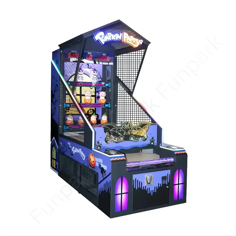 Factory Direct Sale Coin Operated Games Throw Balls Ticket Redemption Pumpkin Party 2 Redemption Game Machine