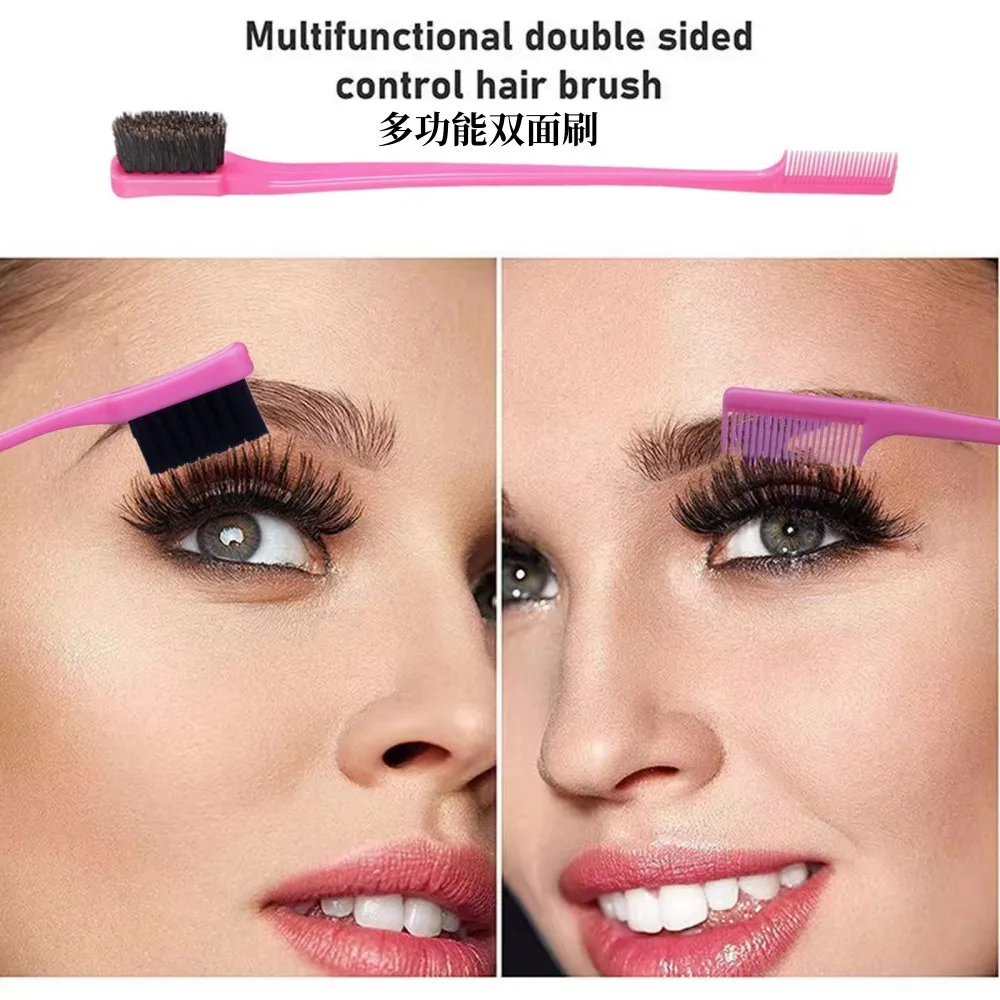 11 pcs hair styling tools organizer stainless steel tail comb plastic beard comb message shampoo brush hair styling tools set