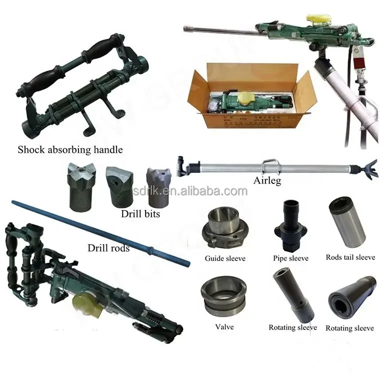 Kaishan brand YT24 YT27 YT28 Pneumatic portable drilling machine/Hand held rock drill/jack hammer