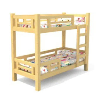 Children Kids Used Bunk Bed for Kids Chit Beds Babe Furniture Double Korean White Wood Box Style Packing Modern Bedroom Color