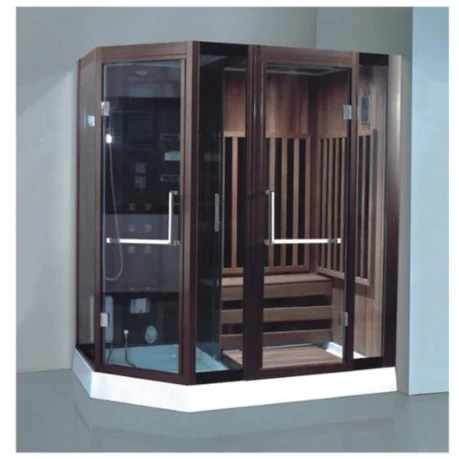 high quality  dry home wood cubicles bath infrarossi turkish corner shower cabin steam sauna rooms