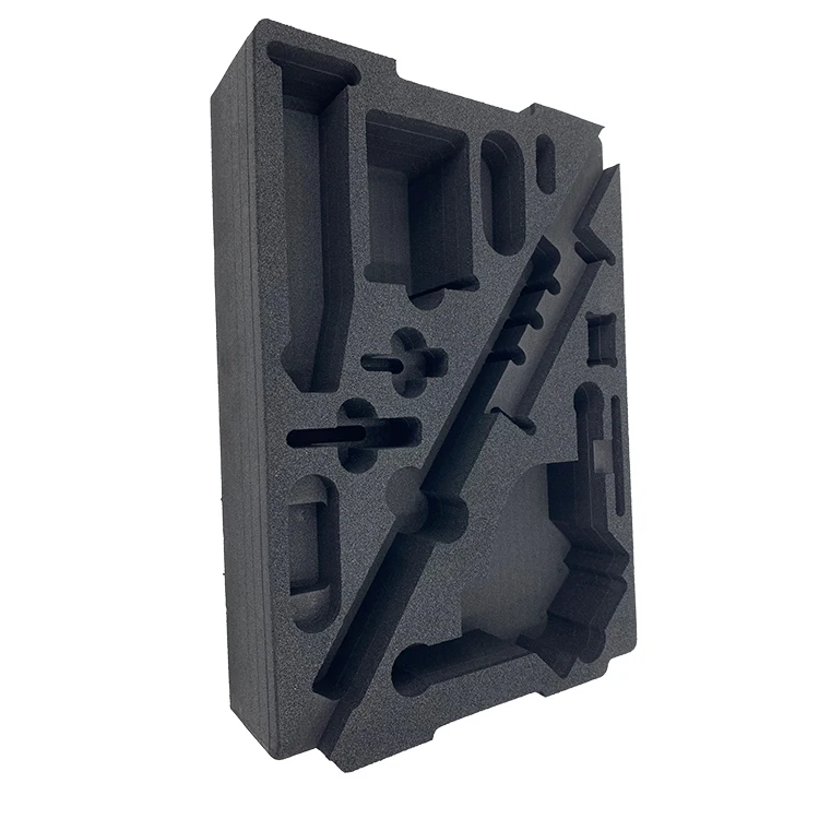 CNC integrated molding process eva hard sponge tool insert EVA foam engraved lining