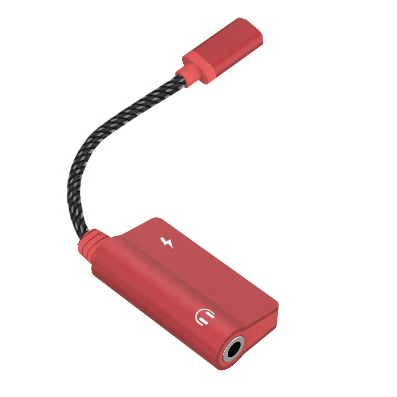  Somostel 2 IN 1 HiFi Audio Headphone Adapter USB Type C To 3.5mm Jack For Iphone 11 12