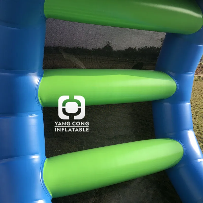 Round shape water game walking customized inflatable roller wheels