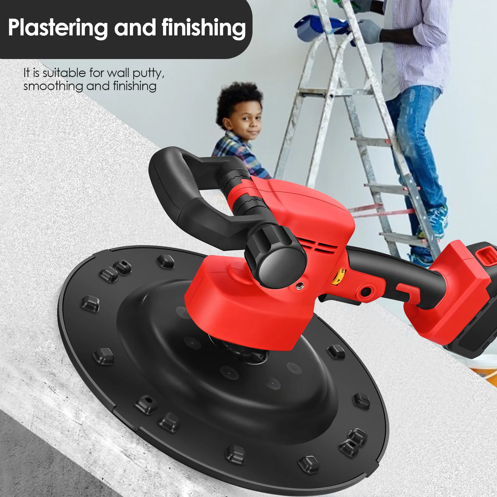 2021 Newest Small cement mortar polishing machine automatic mixing and plastering 2-in-1 machine