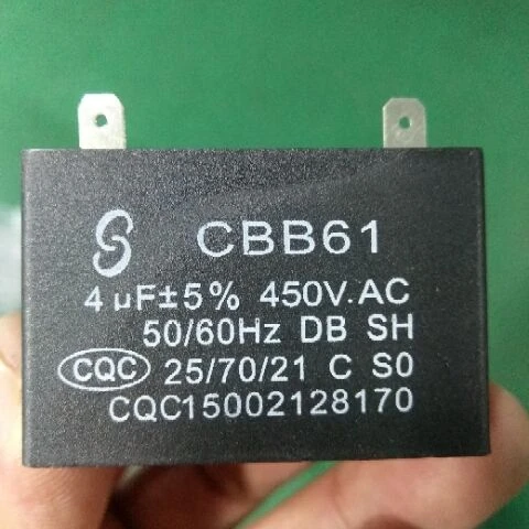 cbb61 polypropylene capacitor for motor