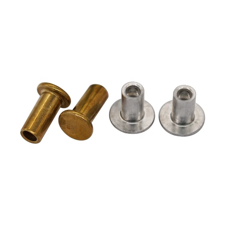 Manufacturers Customize Fasteners half round Head stainless steel Semi Tubular Rivet