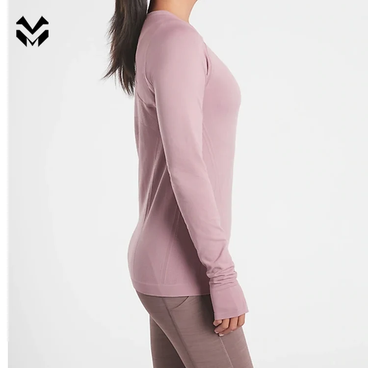 High Quality Workout  Fitness Sport Wear  Gym T-shirt  Sweatshirt  For Women Leisure Wear