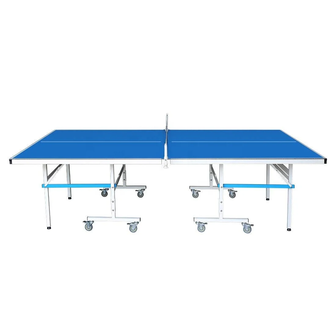 6mm aluminium top standard table tennis table outdoor waterproof folding legs ping pong table