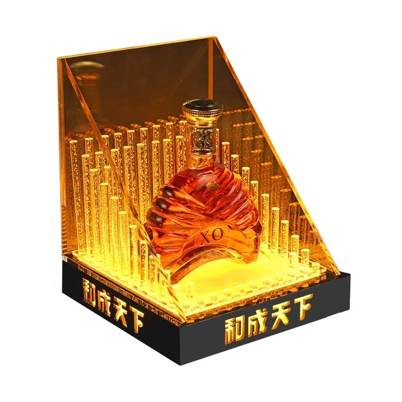 Hot Sale Wine Holder LED Display racks Bottle Presenter Glorifiers for bar night club party