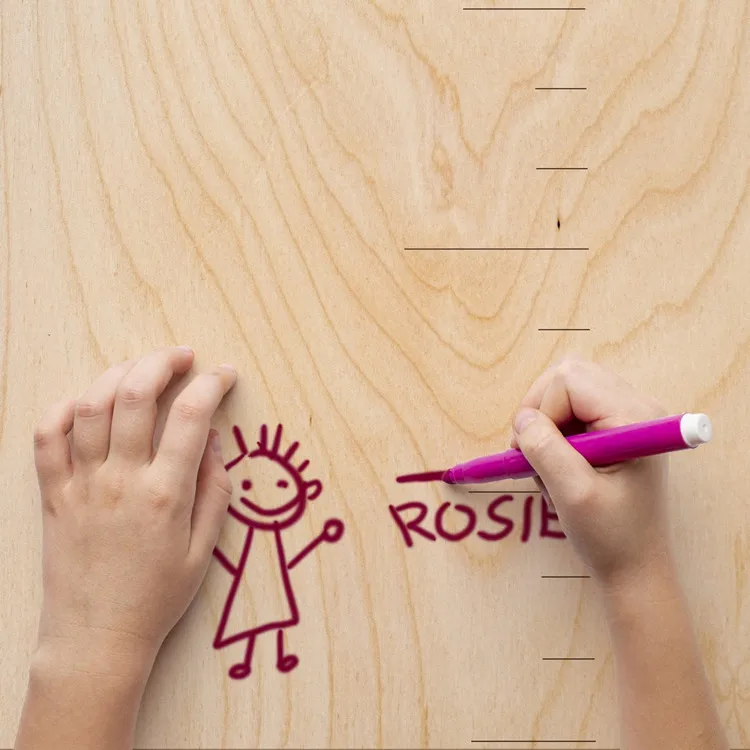 Pafu Wooden Dinosaur Kids Growth Chart Ruler