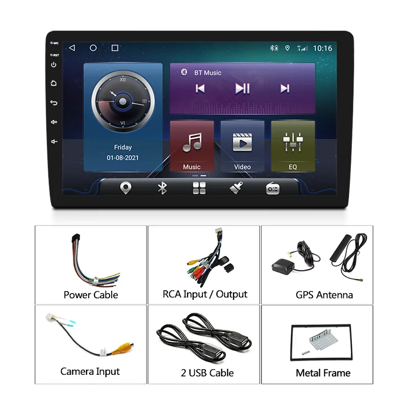 Android 10 8-ядерный 4 + 64 ГБ, Android Авто carplay головное устройство Автомобильный стереоприемник