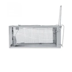 Humane No Kill Rat Traps Silver Galvanized Wire Mesh Mouse Trap Cage