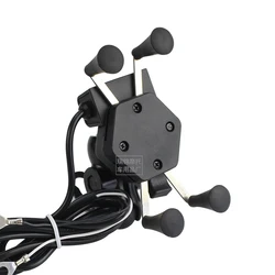 Hot Sale X Grip  Motorbike Phone Mount Motor With Usb Charger Motorcycle Mobile Phone Holder Motor Phone Holder Motorcycle