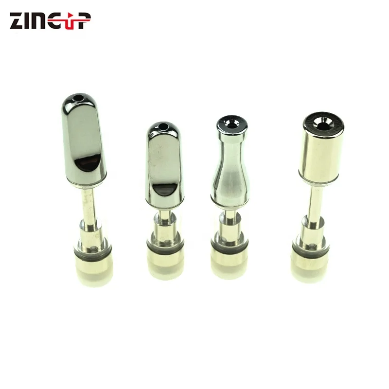 Оптовая продажа золотой картридж для вейпа самый популярный металлический мундштук с густым маслом