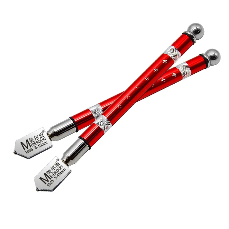 hand tools glass cutter oil filled diamond hand hold tools glass tile marble cutting red pole