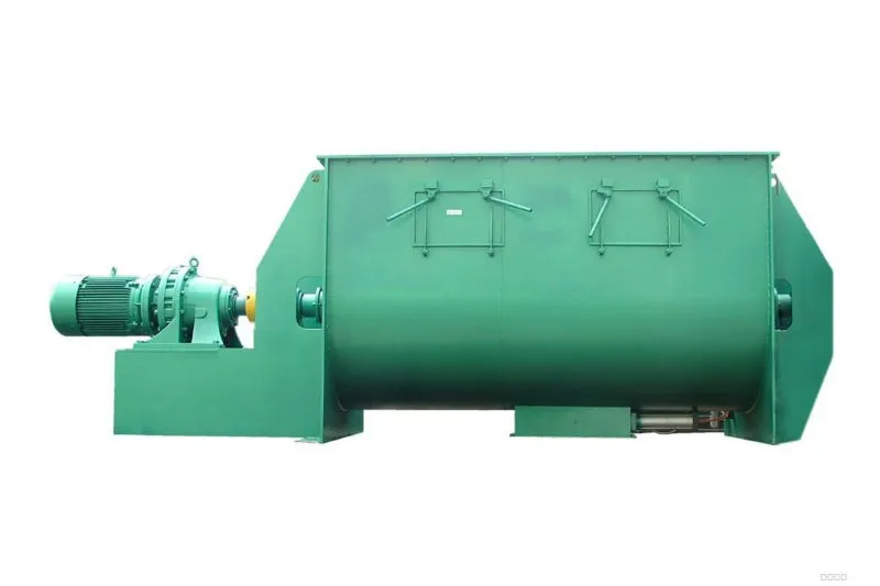  Горизонтальный матового цвета смеситель из углеродистой стали нержавеющей двухшнековый