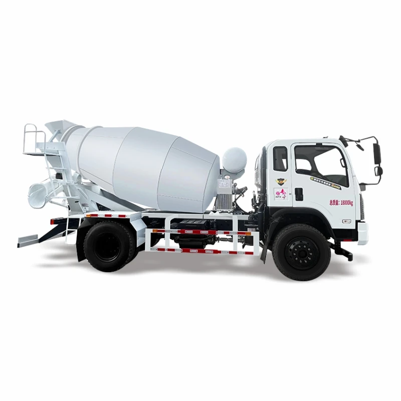 Factory Outlet New Product High Quality Small Ready Mixed 32hp Mobile Mixing Transportation Tank Truck Concrete Mixer Truck