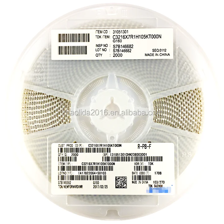 MLCC 0805/2012 475K 50V 4.7uf  X7R 10% C2012X7R1H475K ROSH Original SMD ceramic capacitor Japan Brand in sotck