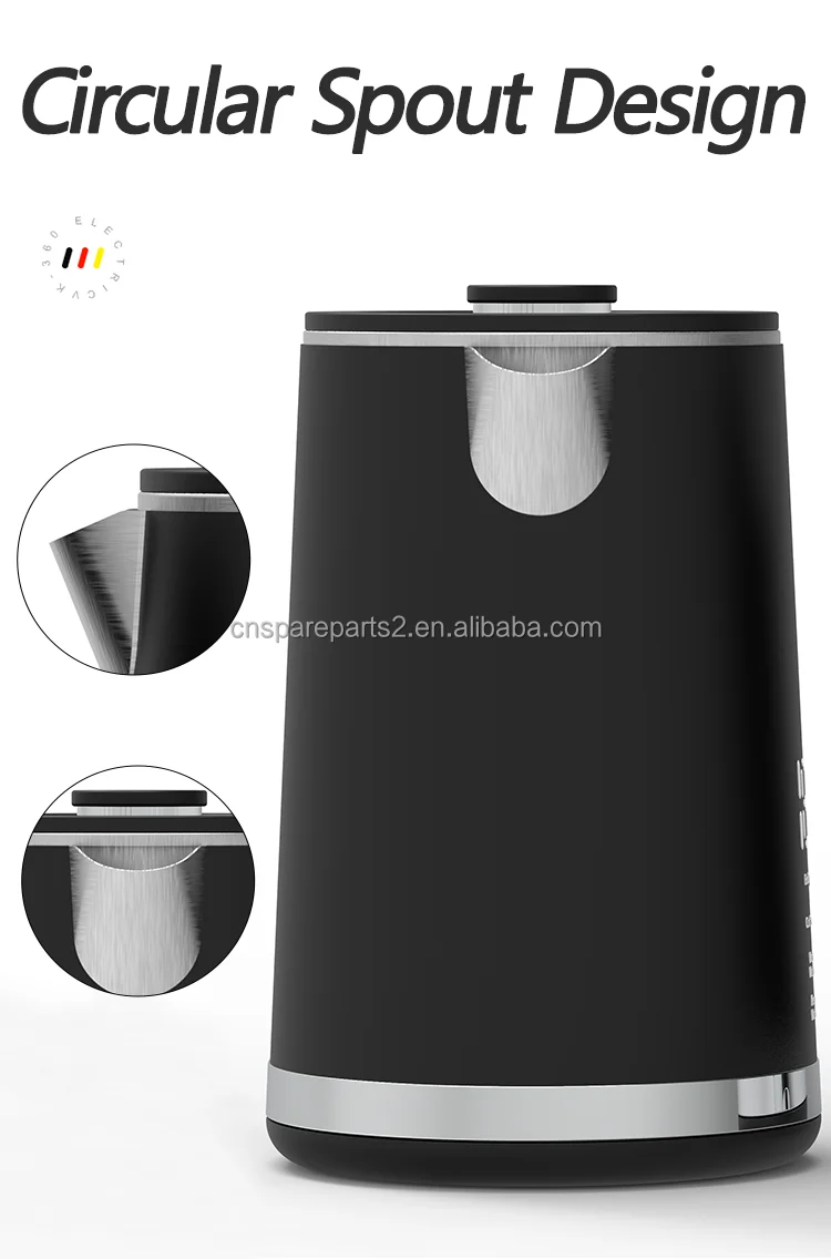 1500W 2.6lPortable Double Glass Tea Maker Stainless Steel Modern With Glass Tea Pot Smart Electric Kettle Turkish Samovar Kettle