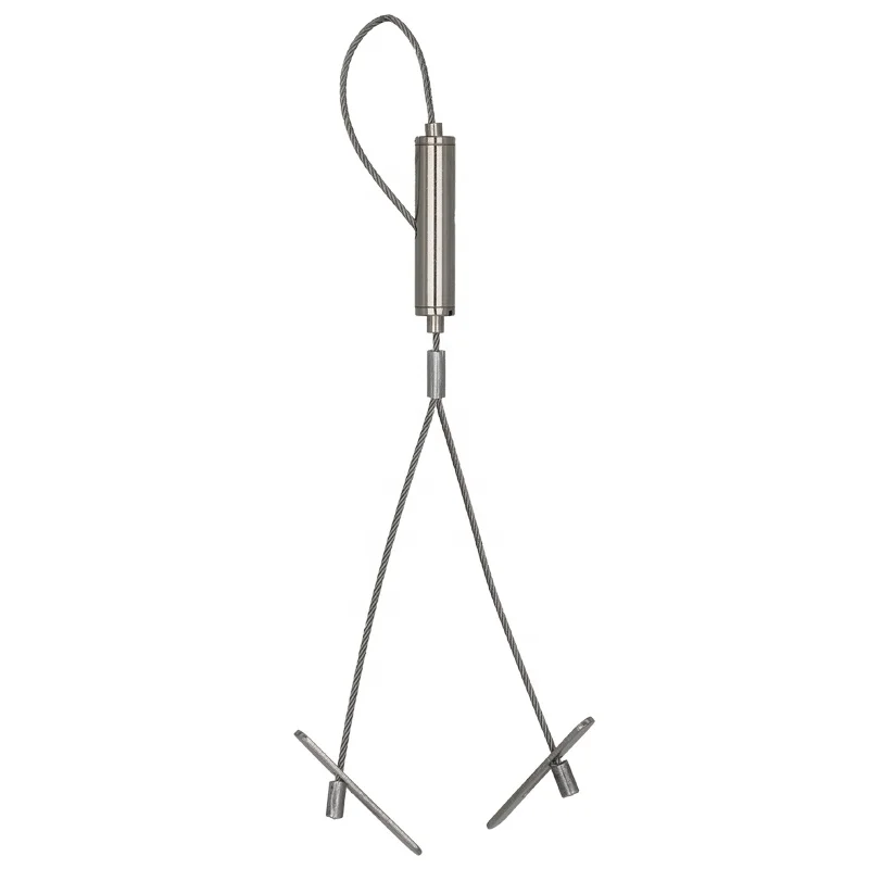 Factory Price Wire Rope Toggle Plate Two Way Wire Looping Gripper For Ventilation Systems