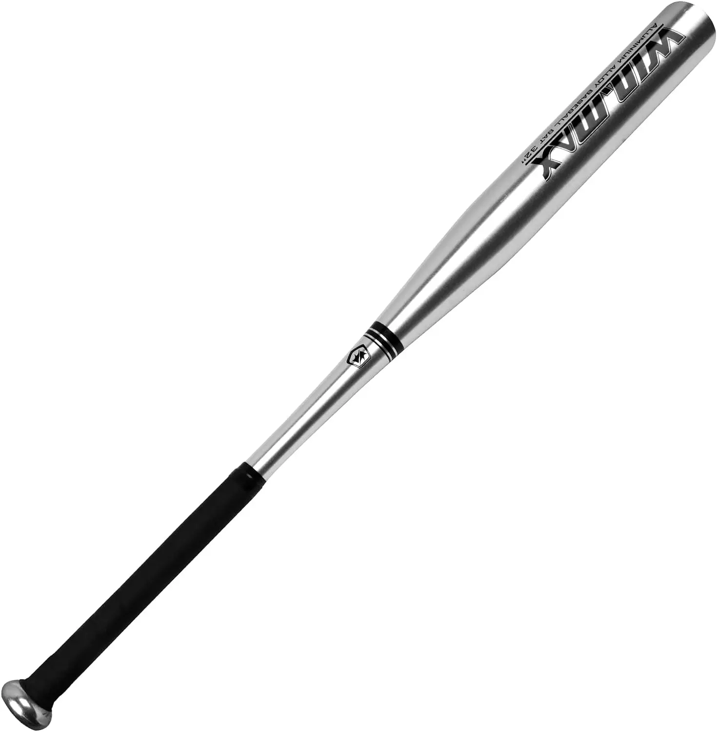 Win.max 32 Inch 2.0 mm Thick Aluminum Alloy Softball Baseball Bat for Self Defense, Batting Practice and Pickup Games