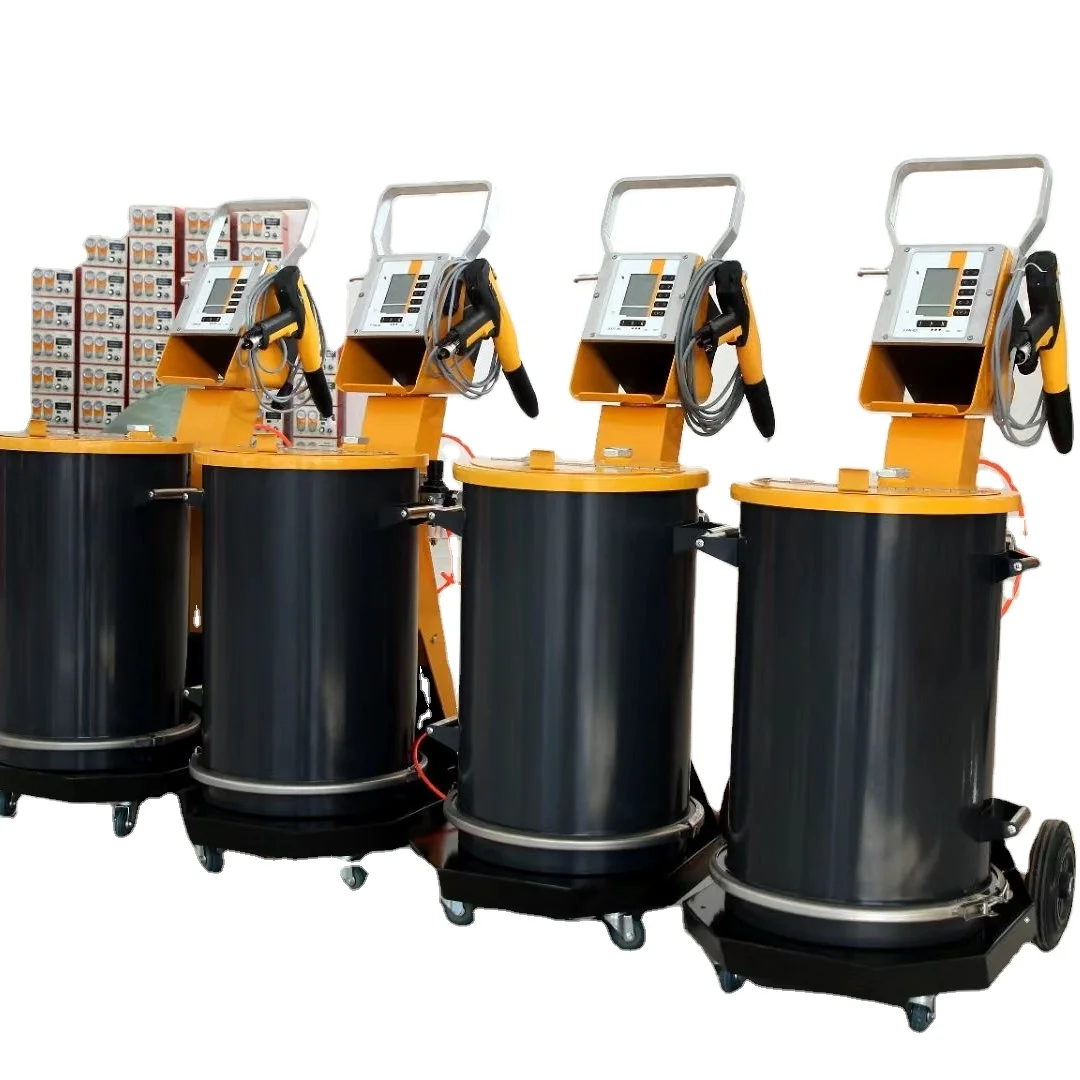 Advanced 2 powder Automatic uniform powder spray perfect atomization effect coating printing machine