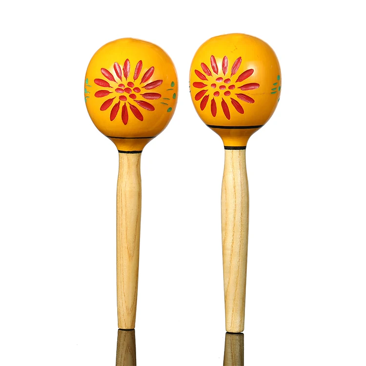 2021 High Quality Hot Sale Product Wooden Mini Plastic Maraca Toy