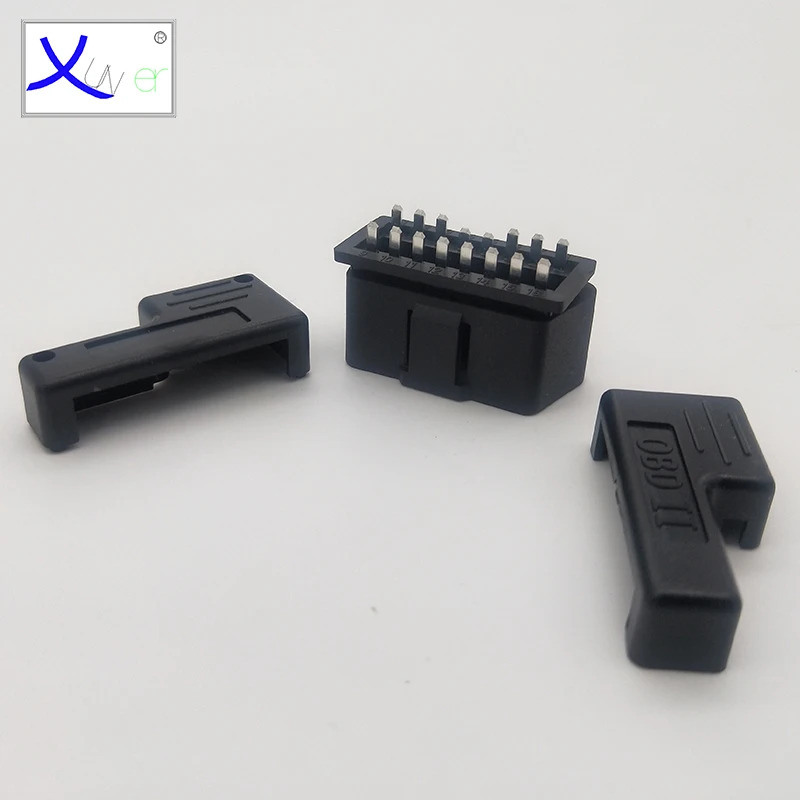 Универсальный Штекерный 16-контактный разъем OBD II